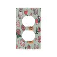 thumbnail image 1 of Light Switch Cover Switch Plate Outlet Cover Plug Cover for Electrical Duplex Outlets Dog and Letter Envelopes Pattern, 1 of 6