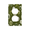 thumbnail image 1 of Light Switch Cover Switch Plate Outlet Cover Plug Cover for Electrical Duplex Outlets Green Dandelions Pattern, 1 of 6