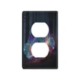 thumbnail image 1 of Light Switch Cover Switch Plate Outlet Cover Plug Cover for Electrical Duplex Outlets Neon Butterfly, 1 of 6