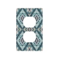 thumbnail image 1 of Light Switch Cover Switch Plate Outlet Cover Plug Cover for Electrical Duplex Outlets Pastel Blue Shape Pattern, 1 of 6