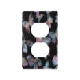 thumbnail image 1 of Light Switch Cover Switch Plate Outlet Cover Plug Cover for Electrical Duplex Outlets Pink and Cyan Butterflies, 1 of 6