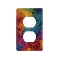 thumbnail image 1 of Light Switch Cover Switch Plate Outlet Cover Plug Cover for Electrical Duplex Outlets Vibrant Colorful Tie-dye Pattern, 1 of 6
