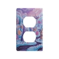 thumbnail image 1 of Light Switch Cover Switch Plate Outlet Cover Plug Cover for Electrical Duplex Outlets Whimsical Candyland Scene, 1 of 6