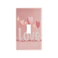 thumbnail image 1 of Light Switch Cover Switch Plate Outlet Cover Plug Cover for Electrical Toggle Switch 3d Love Pattern, 1 of 6