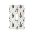 thumbnail image 1 of Light Switch Cover Switch Plate Outlet Cover Plug Cover for Electrical Toggle Switch Cute Snowman and Christmas Tree, 1 of 6