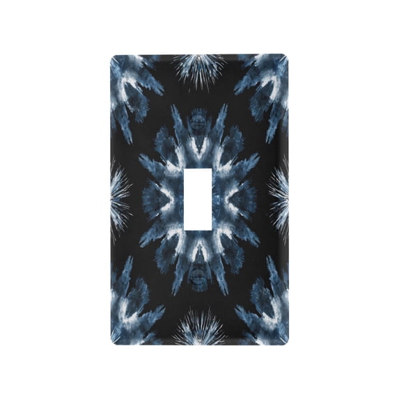 Light Switch Cover Switch Plate Outlet Cover Plug Cover for Electrical Toggle Switch Explosion Of Blue Ink