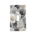 thumbnail image 1 of Light Switch Cover Switch Plate Outlet Cover Plug Cover for Electrical Toggle Switch Ink Wash Style Roses, 1 of 6