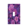 thumbnail image 1 of Light Switch Cover Switch Plate Outlet Cover Plug Cover for Electrical Toggle Switch Lavender Bohemian Pattern, 1 of 6