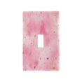 thumbnail image 1 of Light Switch Cover Switch Plate Outlet Cover Plug Cover for Electrical Toggle Switch Pink Background with Hearts, 1 of 6