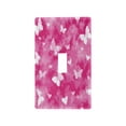thumbnail image 1 of Light Switch Cover Switch Plate Outlet Cover Plug Cover for Electrical Toggle Switch Pink Tie-dye with Butterflies, 1 of 6