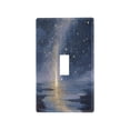 thumbnail image 1 of Light Switch Cover Switch Plate Outlet Cover Plug Cover for Electrical Toggle Switch Sky Full Of Shooting Stars, 1 of 6