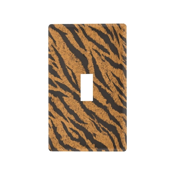 Light Switch Cover Switch Plate Outlet Cover Plug Cover for Electrical Toggle Switch Tiger Stripes Pattern