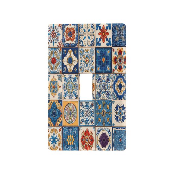 Light Switch Cover Switch Plate Outlet Cover Plug Cover for Electrical Toggle Switch Various Brightly Colored Shapes