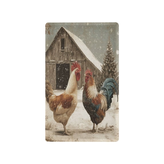Light Switch Cover Switch Plate Outlet Cover Plug Cover for Electrical Unused Outlet Cover Chicken and Rooster
