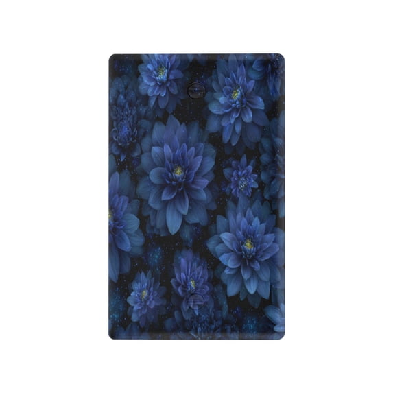 Light Switch Cover Switch Plate Outlet Cover Plug Cover for Electrical Unused Outlet Cover Deep Blue Flower