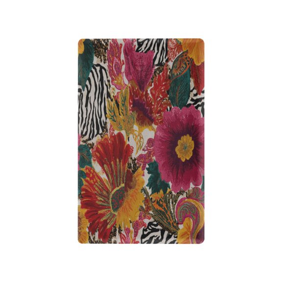 Light Switch Cover Switch Plate Outlet Cover Plug Cover for Electrical Unused Outlet Cover Flowers and Zebra Print