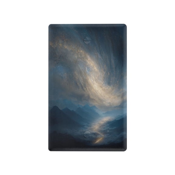 Light Switch Cover Switch Plate Outlet Cover Plug Cover for Electrical Unused Outlet Cover Golden Nebula