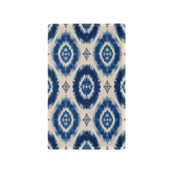 Light Switch Cover Switch Plate Outlet Cover Plug Cover for Electrical Unused Outlet Cover Intricate Blue and White Tie-dye
