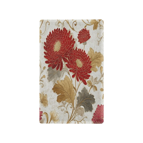 Light Switch Cover Switch Plate Outlet Cover Plug Cover for Electrical Unused Outlet Cover Red Chrysanthemum Pattern