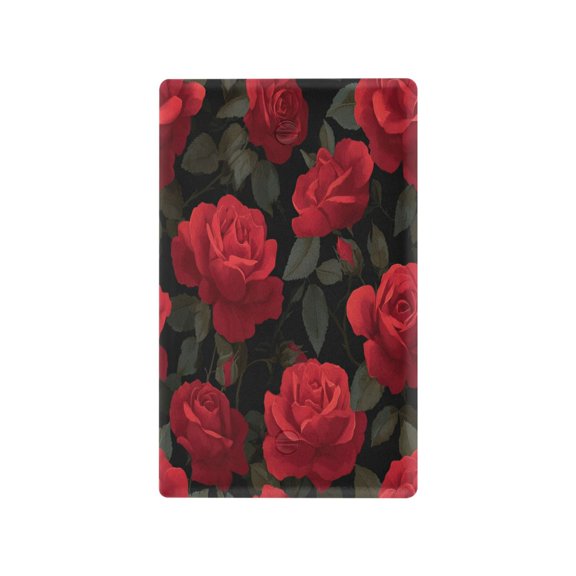 Light Switch Cover Switch Plate Outlet Cover Plug Cover for Electrical Unused Outlet Cover Red Roses Pattern