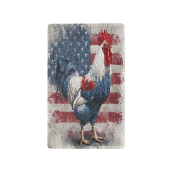 Light Switch Cover Switch Plate Outlet Cover Plug Cover for Electrical Unused Outlet Cover Red White and Blue Rooster