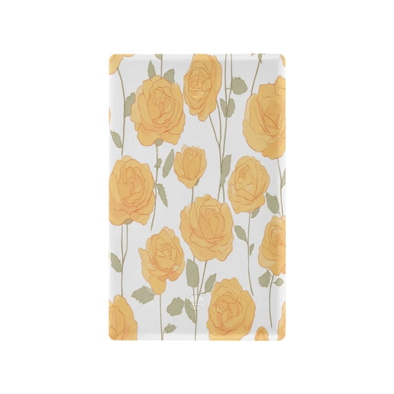 Light Switch Cover Switch Plate Outlet Cover Plug Cover for Electrical Unused Outlet Cover Yellow Roses Pattern