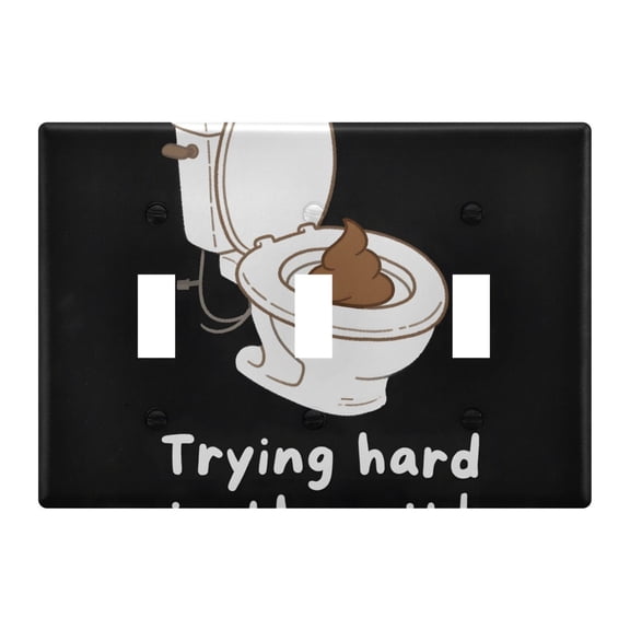 Light Switch Cover Toilet Plates Faceplate Decorative Switch Plate for Bedroom Home Decor