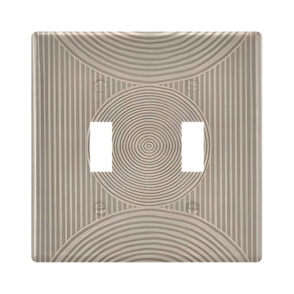 Light Switch Cover Tree Rings Plates Faceplate Decorative Switch Plate for Bedroom Home Decor