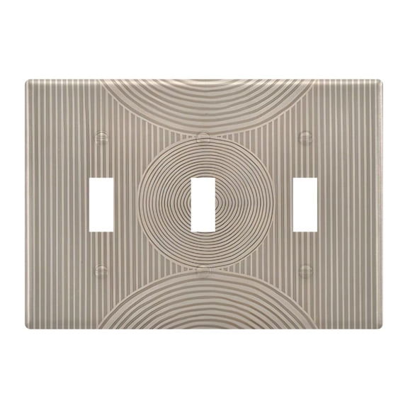 Light Switch Cover Tree Rings Plates Faceplate Decorative Switch Plate for Bedroom Home Decor