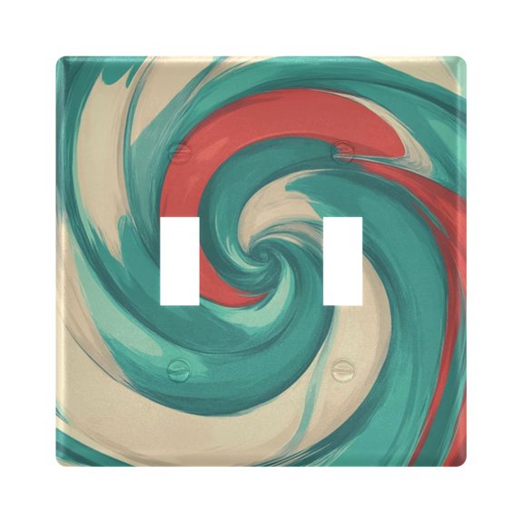 Light Switch Cover Vortex Plates Faceplate Decorative Switch Plate for Bedroom Home Decor