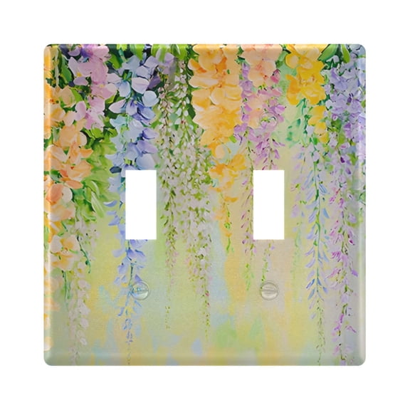 Light Switch Cover Willow Catkins Plates Faceplate Decorative Switch Plate for Bedroom Home Decor