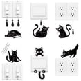 thumbnail image 1 of Light Switch Plate Stickers Labels Decals 6Pcs 7"x7" Funky Cats for Home House Decorative Funny Peel and Stick Light Wall Outlet Stickers for Switch Decoration, 1 of 9