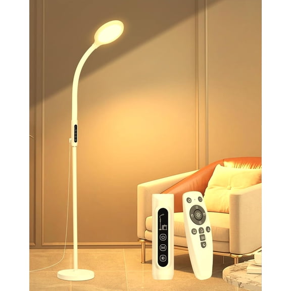Light Therapy Lamp, 11000 Lux Sun Light Therapy Lamp, UV-Free Sunlight Lamp, 10 Brightness Levels, Full Spectrum Happy Therapy Lamp