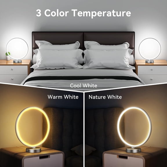 Light Therapy Lamp - 2 in 1 Desk Lamp 10000 Lux Sun Lamp with Dual Controls, 4 Timer, Dimmable, 3 Color Temperatures - Artificial Sunlight Happy Light Box