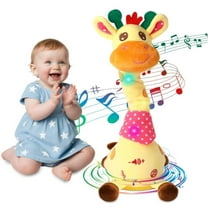 Light Up Toys – Dancing Talking Giraffe Toy Sings 10 Songs, Dances, Repeats What You Say, Glowing Musical with Interactive Voice Imitation for 6-12 Months & Toddlers 1-3