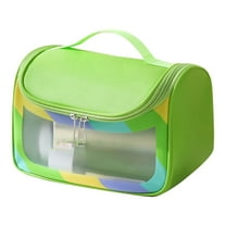 Light Transparent Makeup Bag Portable Travel Storage and Daily Necessities Hand Held Cosmetics Organizer