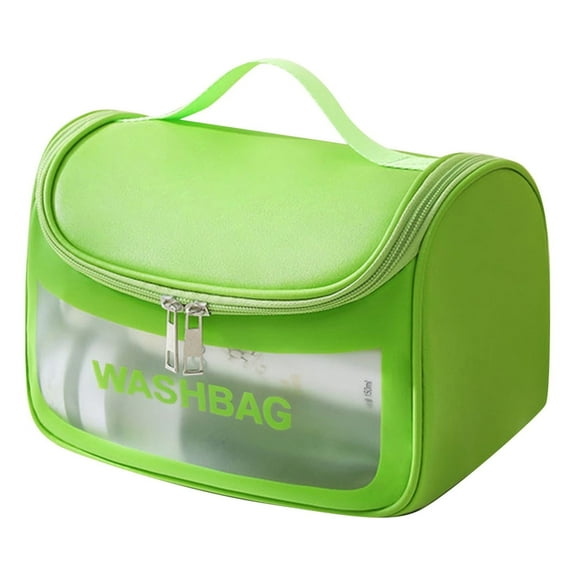 Light Transparent Makeup Bag for Sundries - Hand Held Cosmetics Daily Necessities Portable Travel Storage Solution