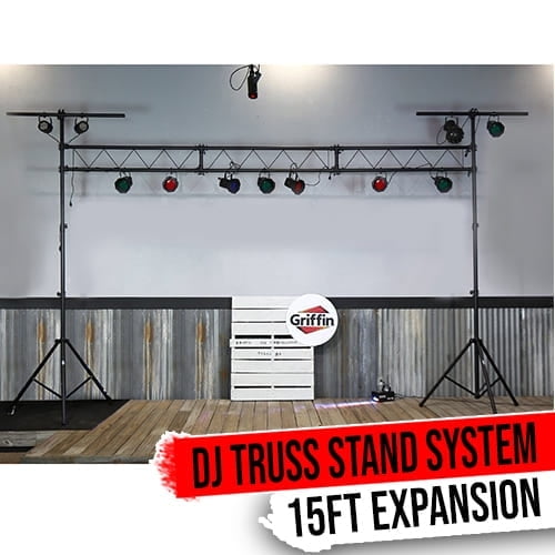 Light Truss Stand System - Trussing DJ Booth Kit Lighting Stage PA Speaker T-Bar