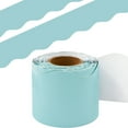 thumbnail image 1 of Light Turquoise Bulletin Board Border Scalloped Border Trim for Classroom 52ft, 1 of 5