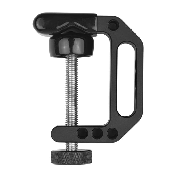Light Universal C Clamp Heavy Duty Desktop Mount Clamp Tripod Light Stand Clamp With Standard 1/4 Inch & 3/8 Inch Screw Holes For Mounting Video Monitor Flash Speedlite Microphone