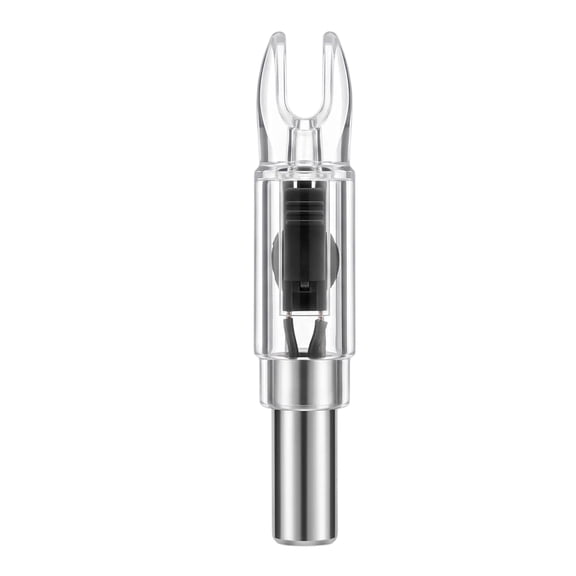 Light Up Arrow Nocks, High Visibility LED Nocks, Works for .204 .233 .244 .246 Inside Diameter, Comes with S Bushings and On/Off Switch