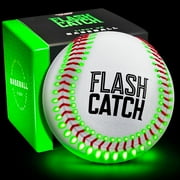 Light Up Baseball - Sports Gifts for Boys - Ball Accessories Gear Gift Ideas for Teenage Boy - Glow in Dark Balls - Cool Stuff Toys Games for Teen Kids Players Age 8 14 Year Old