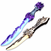 Light Up Battle Axe Toy with Sound Effects and Dual-Mode Transformation