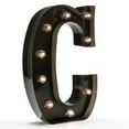 Light Up Black Alphabet Marquee Letters Sign LED Marquee Number