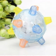 Light Up Bouncing Ball, Vibrating Crazy Fun Dog Toy with Flashing Bright Lights, Music and Sound
