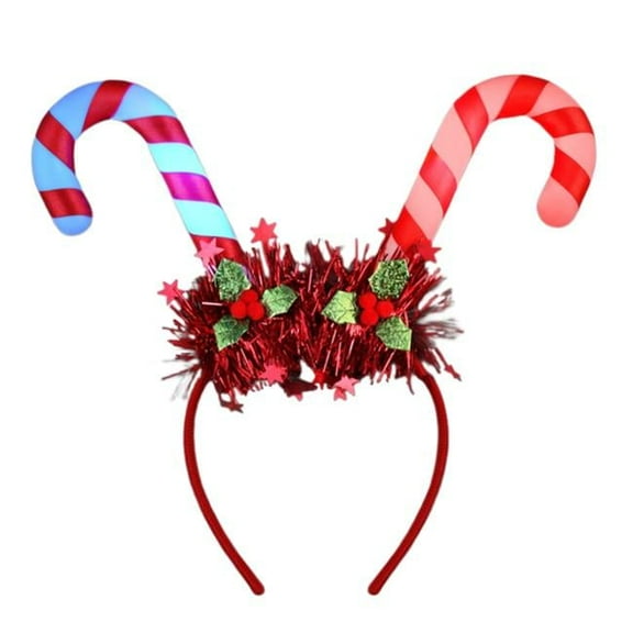 Light Up Candy Cane Headband
