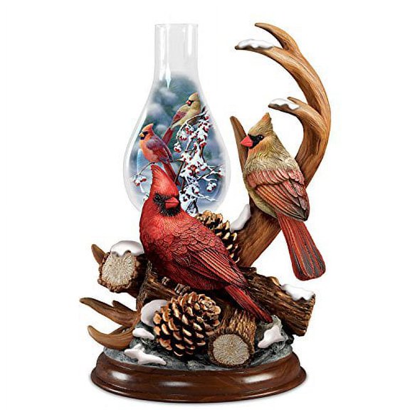 Light Up Cardinal Sculpture with Bradley Jackson Cardinal Art by The Bradford Exchange