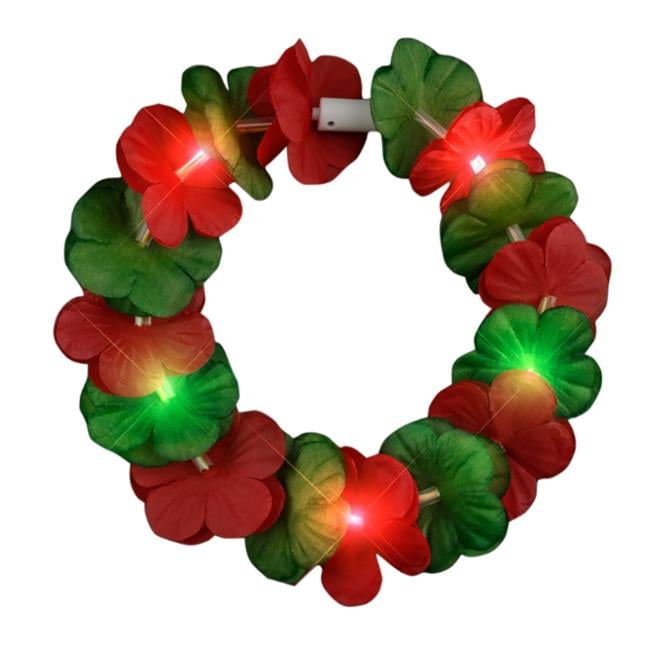 Hawaiian Flower Crown Red Hawaiian Flower Crown Red