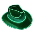 thumbnail image 1 of Light Up Cowboy Hat, LED Flashing Party Hat with 4 Modes, Battery Operated Festival Hat for Halloween, Cosplay, Events, Unisex Adult Size, 1 of 7