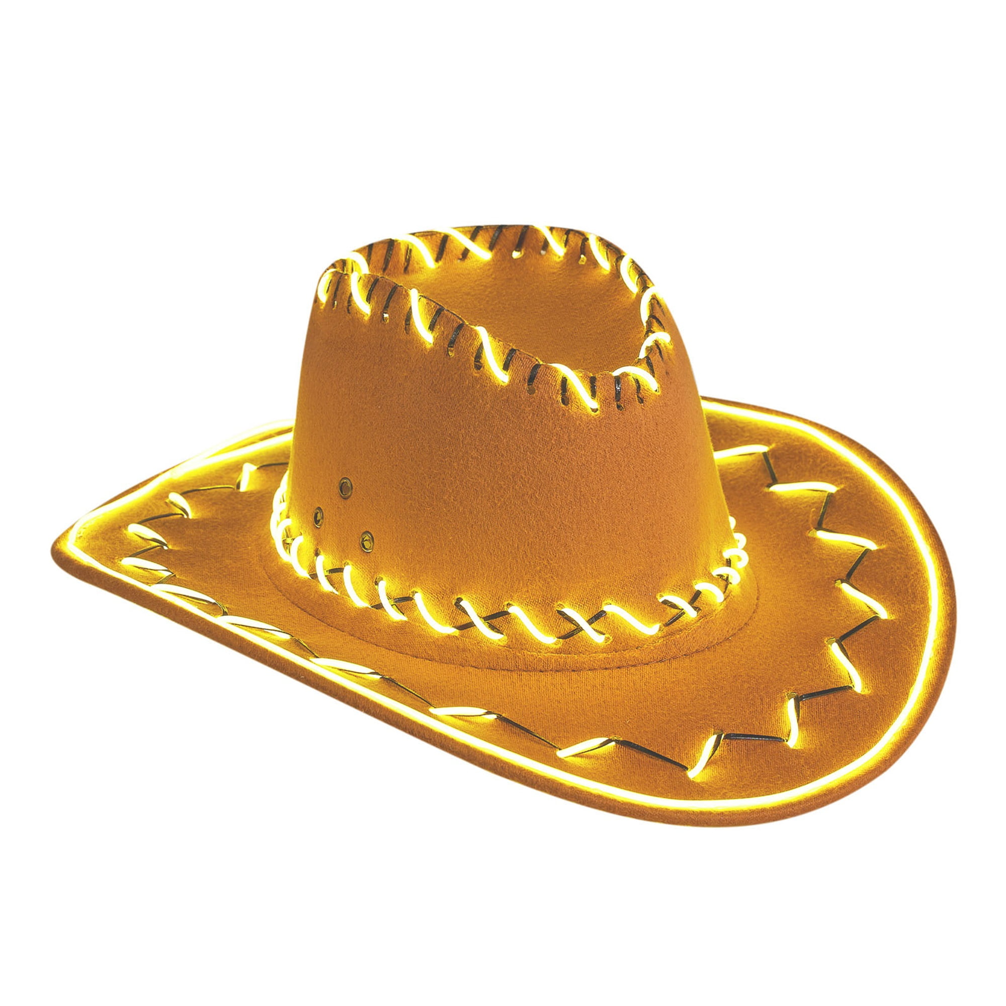 Light Up Cowboy Hat for Women, Men,LED Cowgirl Hat,Sparkly Space Cowboy